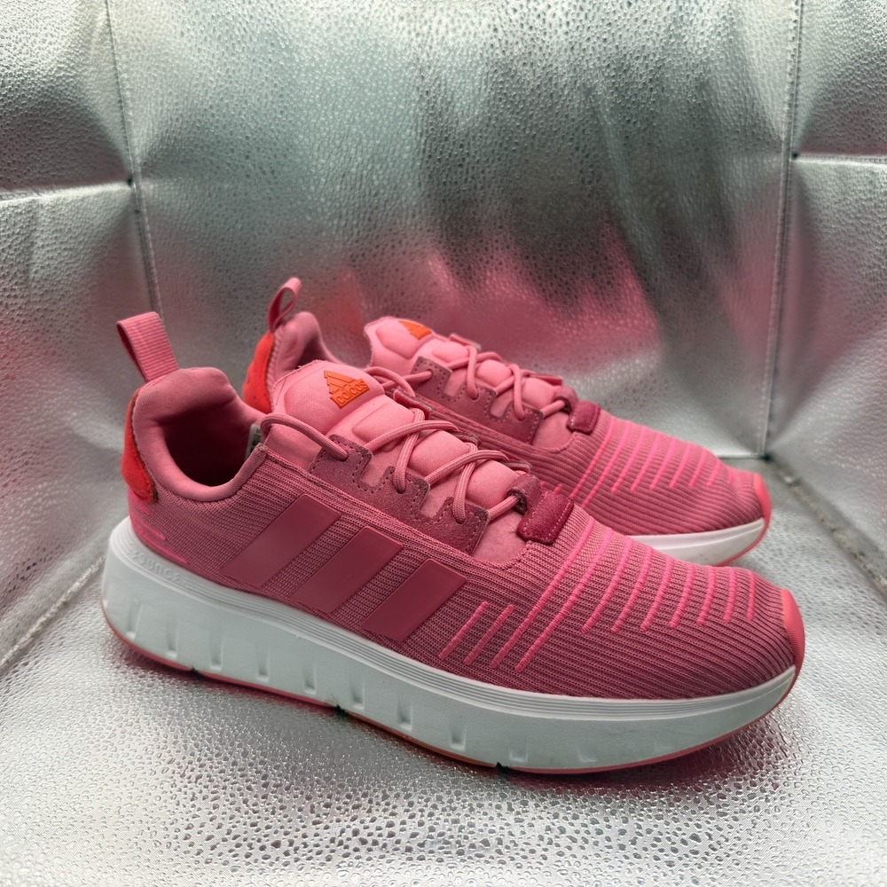 Size 9.5 Adidas Swift Run‎ 23 Lace Up Lifestyle Pink Womens Running Shoes IG0563
